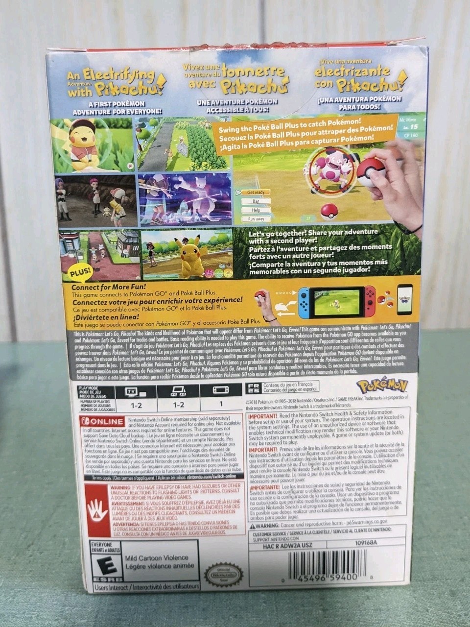 Pokemon Let’s Go Pikachu Poke Ball Plus (BOX ONLY)