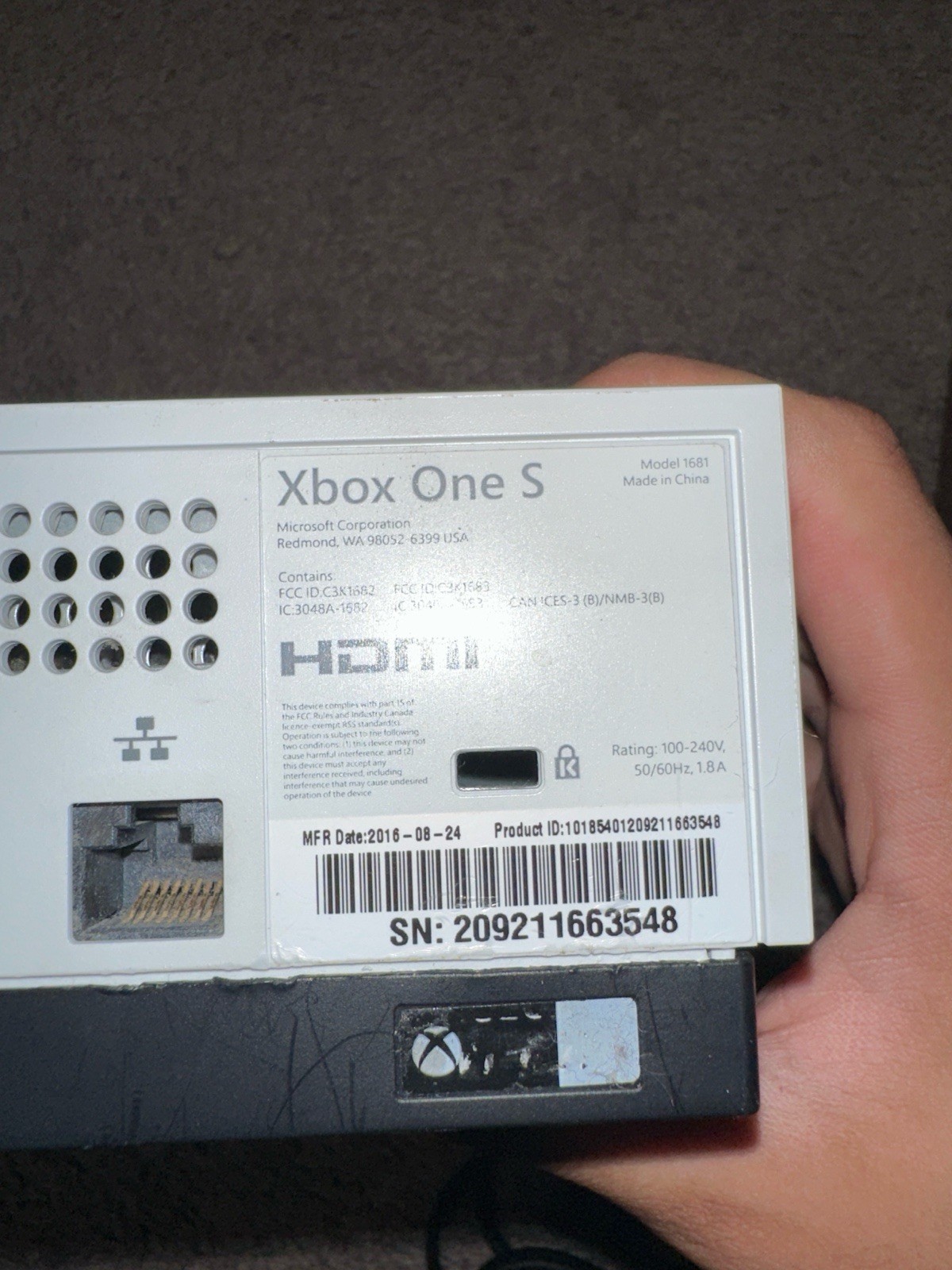 Xbox One S 1TB Minecraft Limited Edition Console CIB + 8 Games Bundle
