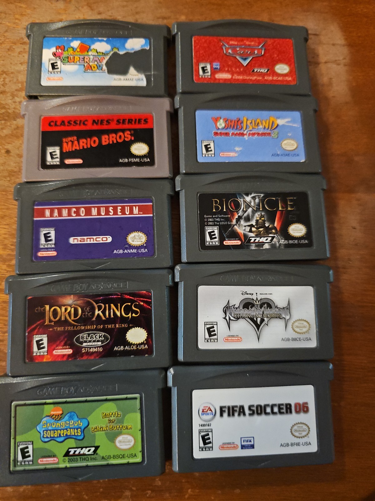 nintendo gameboy advance games lot bundle