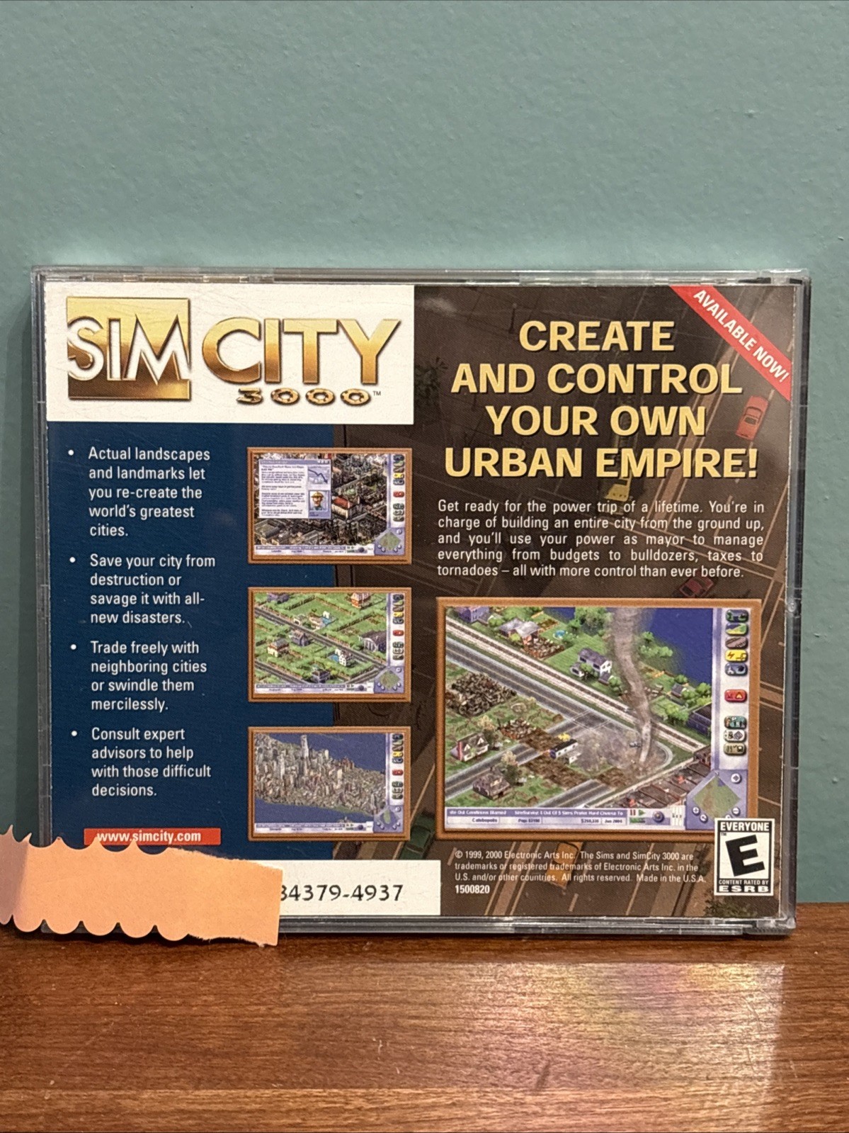 The Sims 1 PC Original 1999 2000 Sim City 3000 Computer Video Game