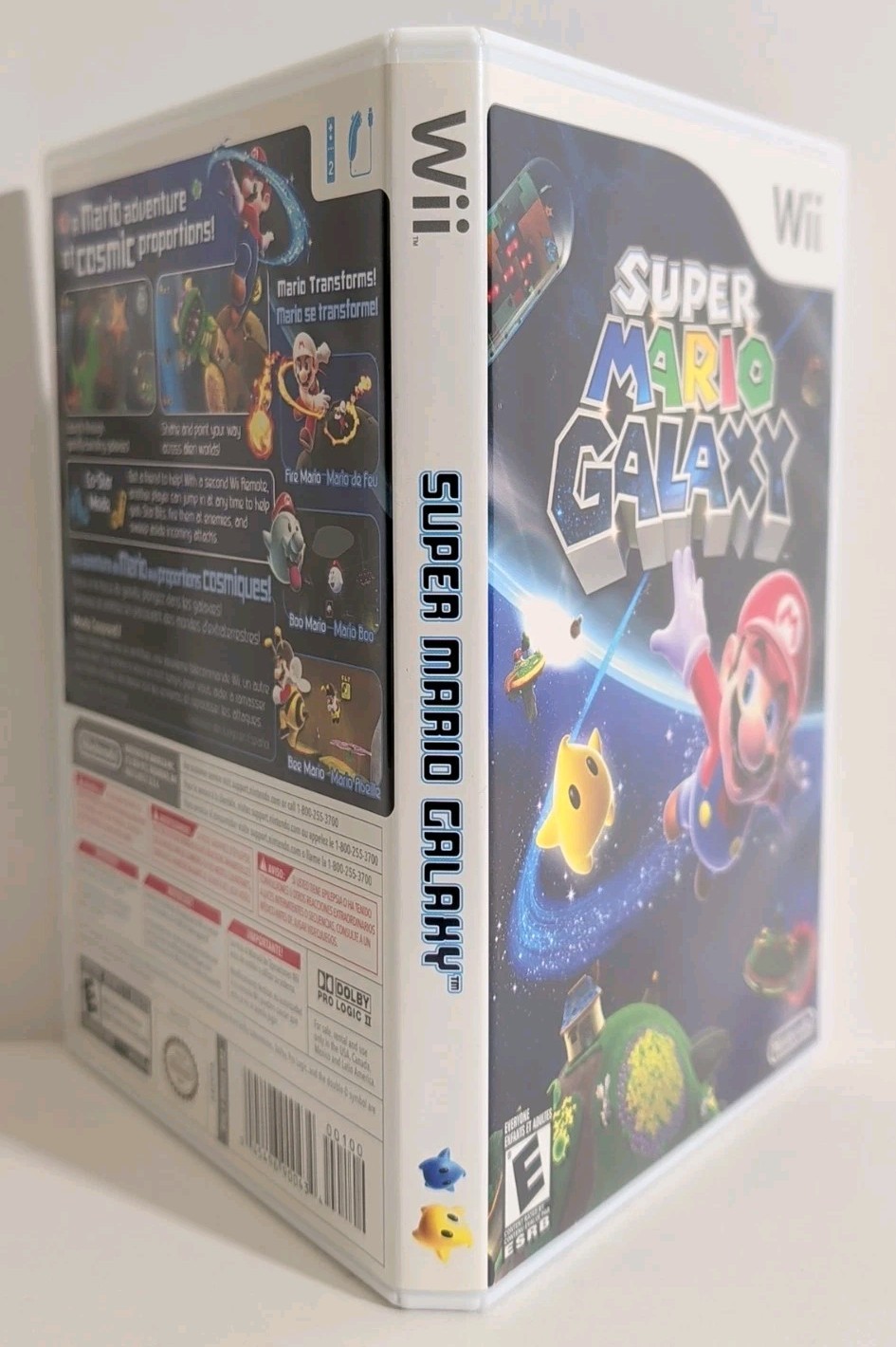 Super Mario Galaxy (Nintendo Wii, 2007) CIB, Original Label