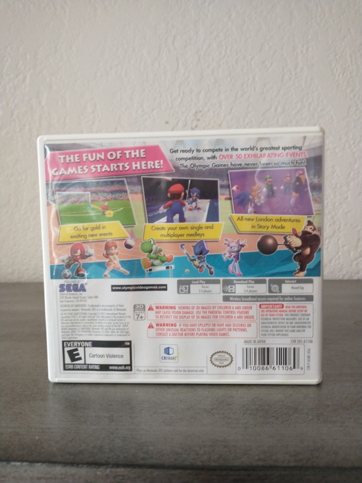 Mario & Sonic At The London 2012 Olympics Nintendo 3DS