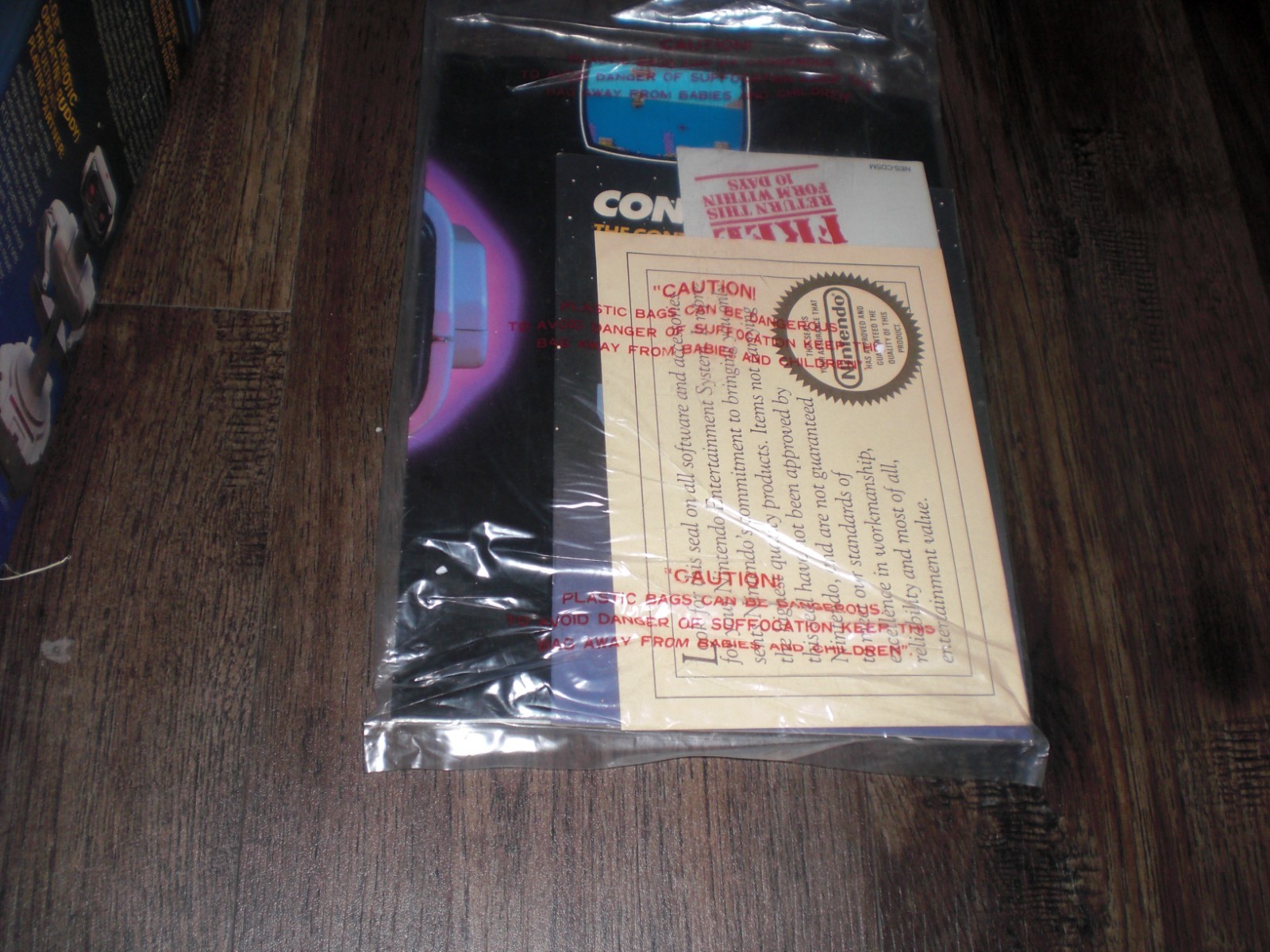 NES Nintendo Entertainment System Control Deck MINT INSERTS BAG Empty Box Foam
