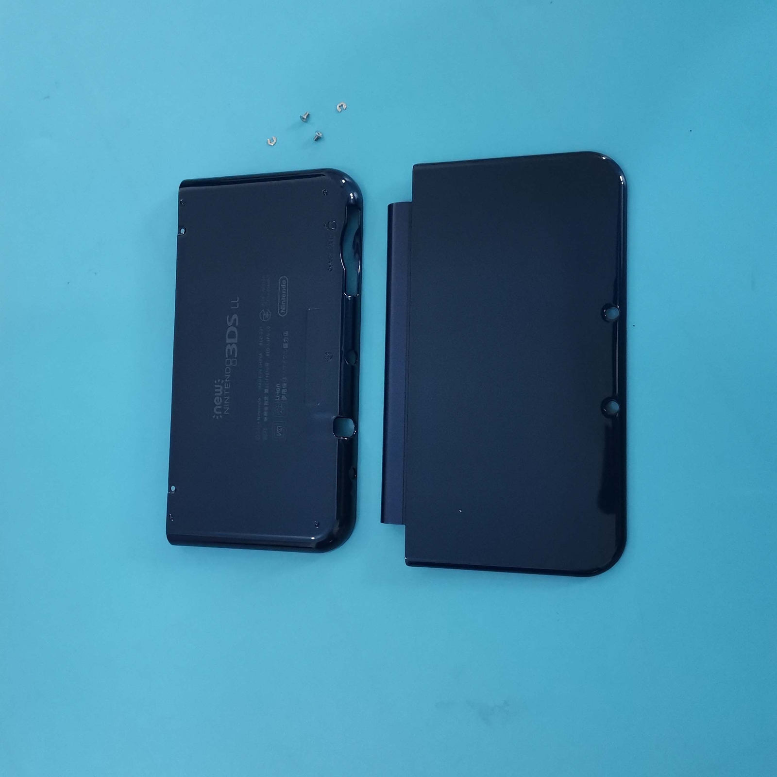 A+E Cover Shell Housing Front Back Case For New Nintendo 3DS XL LL Blue w/screws