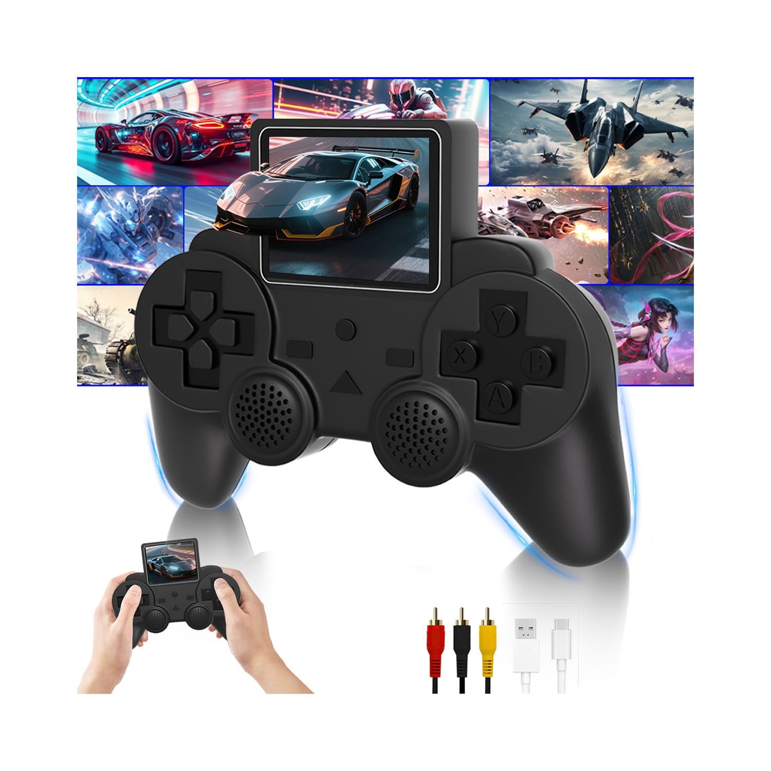 Consola De Juegos Portátil Con 520 Videojuegos Retro Clásicos Integrados HD