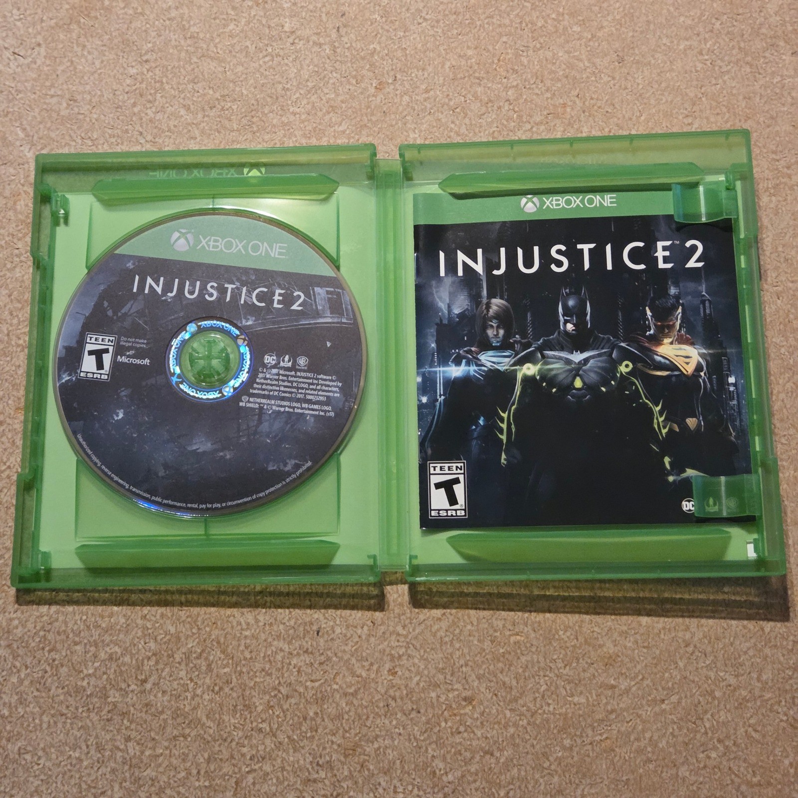 Warner Bros Injustice 2 Xbox One N/A Green Good Fighting DC Universe
