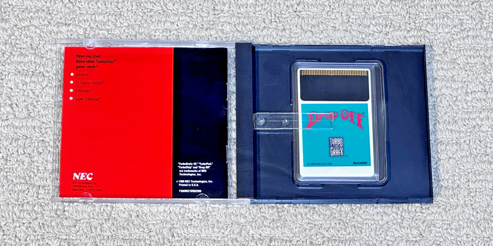 Drop Off (NEC Turbografx 16) Complete Game – Manual & Sleeve – HuCard