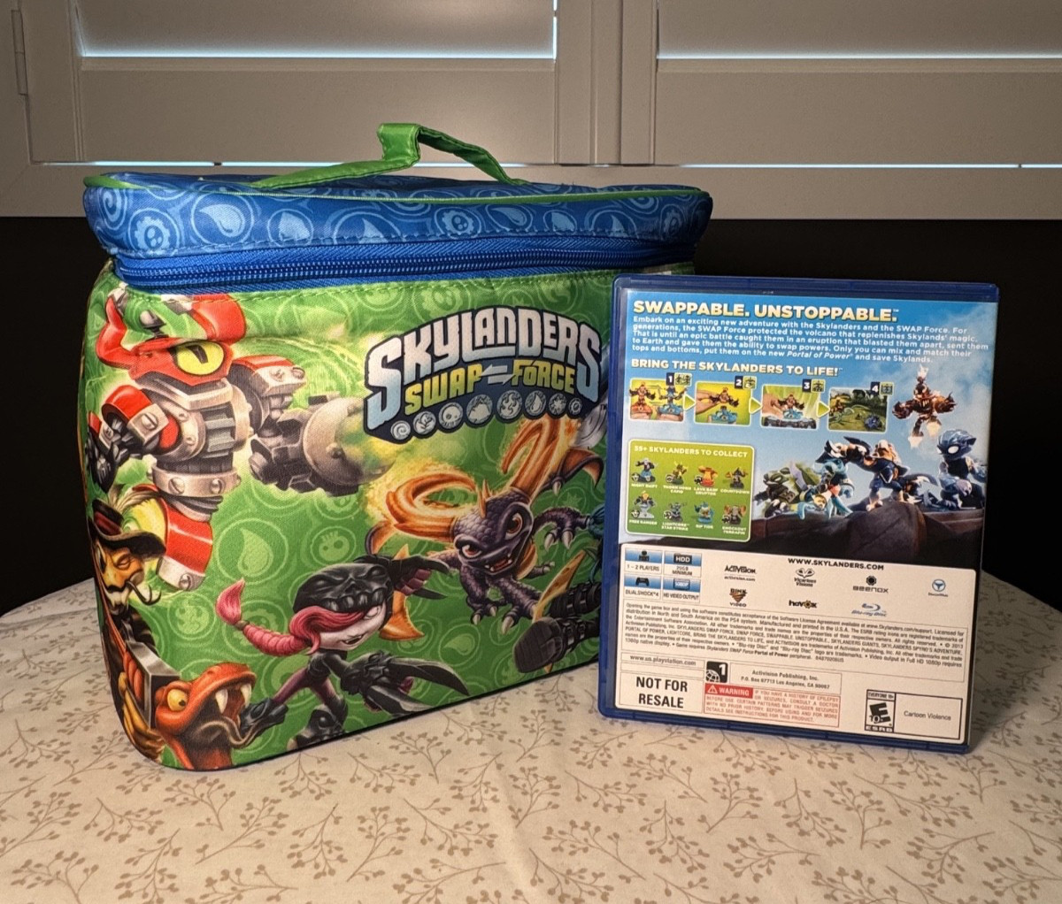 Skylanders Swap Force PS4 in Excellent Working Condition w/ Collector Bag