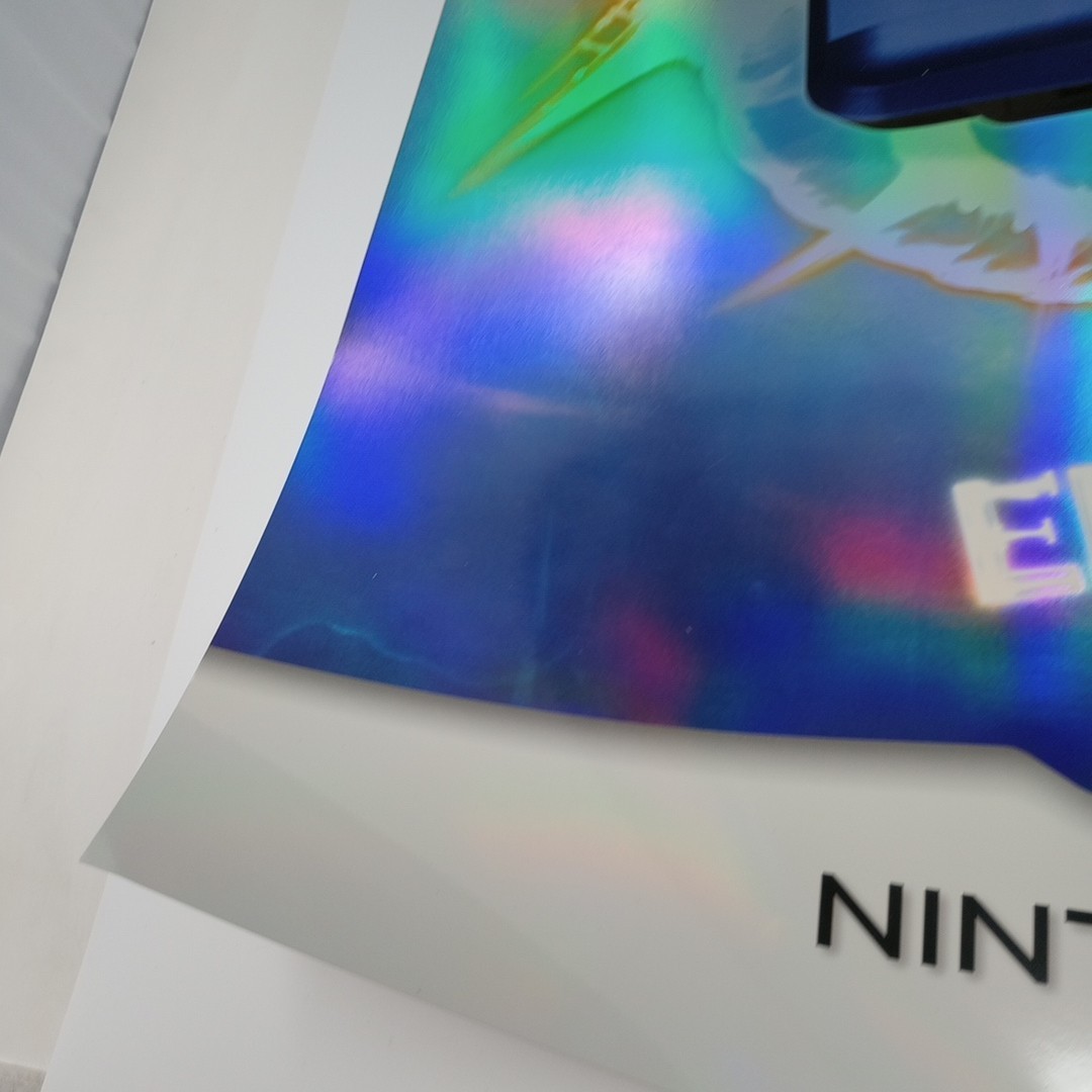 2005 Nintendo DS Introducing Electric Blue Metallic Promo Poster 22″ X 28″ RARE!