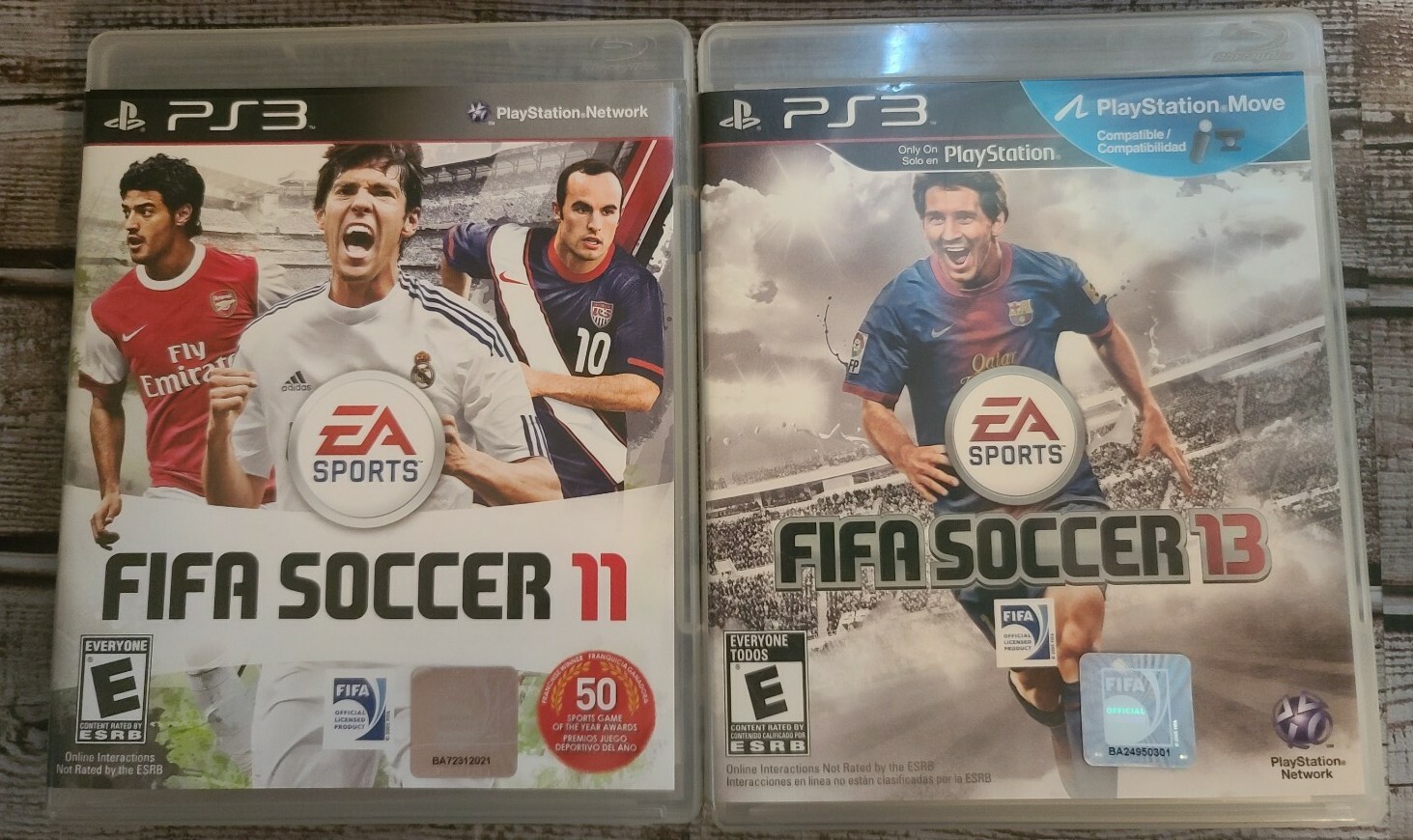 FIFA Soccer 11 and 13 Lot of 2
