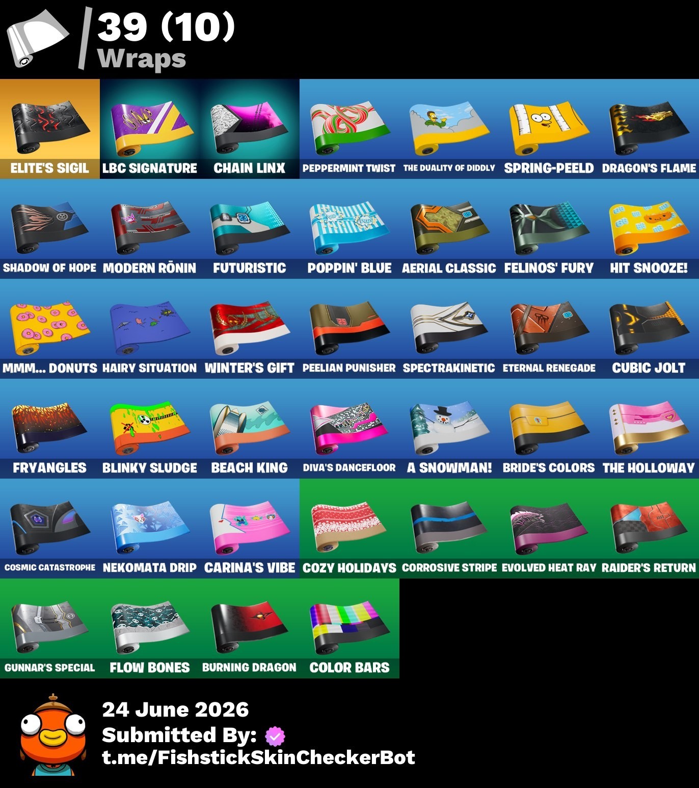 🔥78 Set: Sparkle Specialist, The Reaper, Blue Squire, Floss, Fresh, Trailblazer