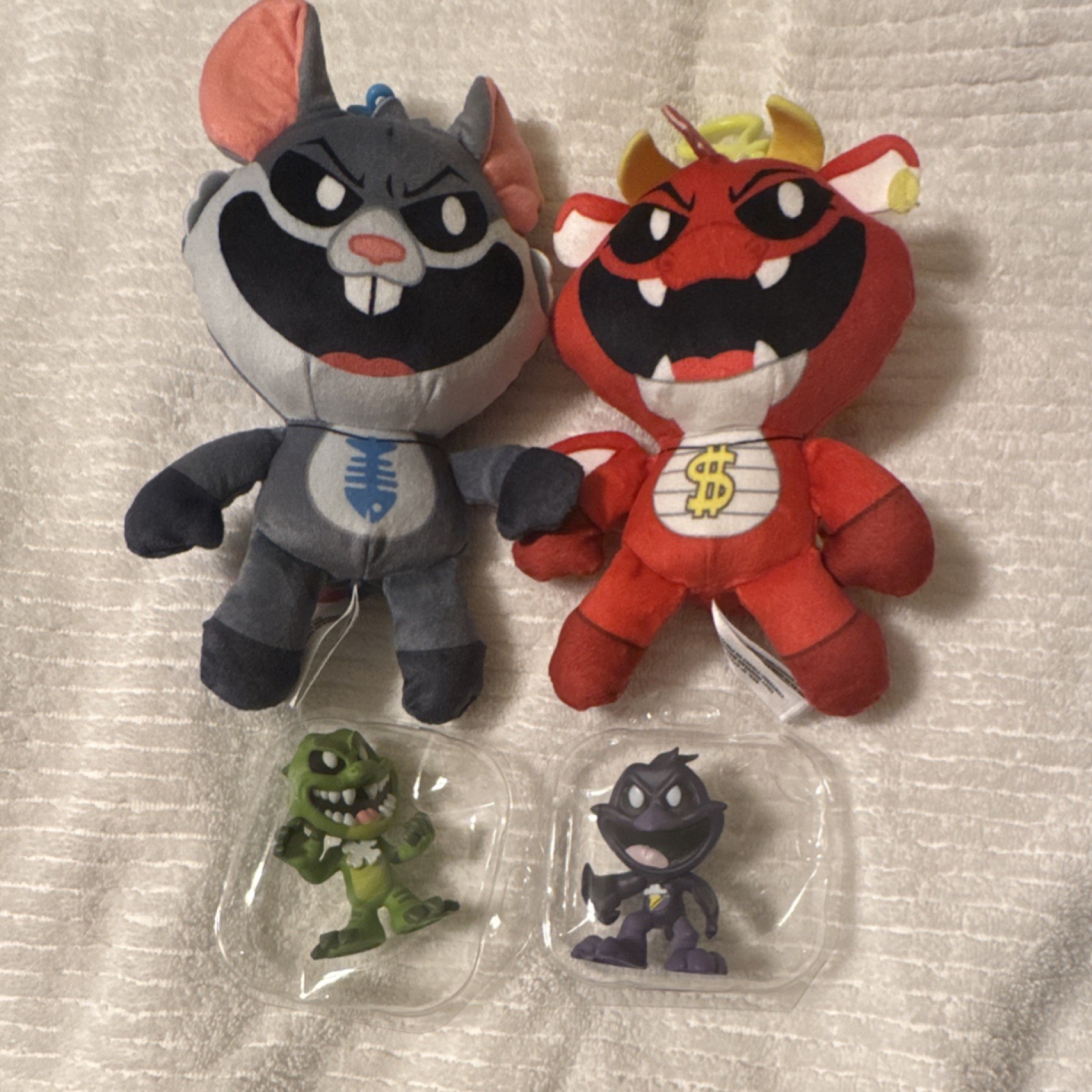Mob Entertainment Poppy Playtime Nightmare Critters Plush Clip-on Dolls Figures