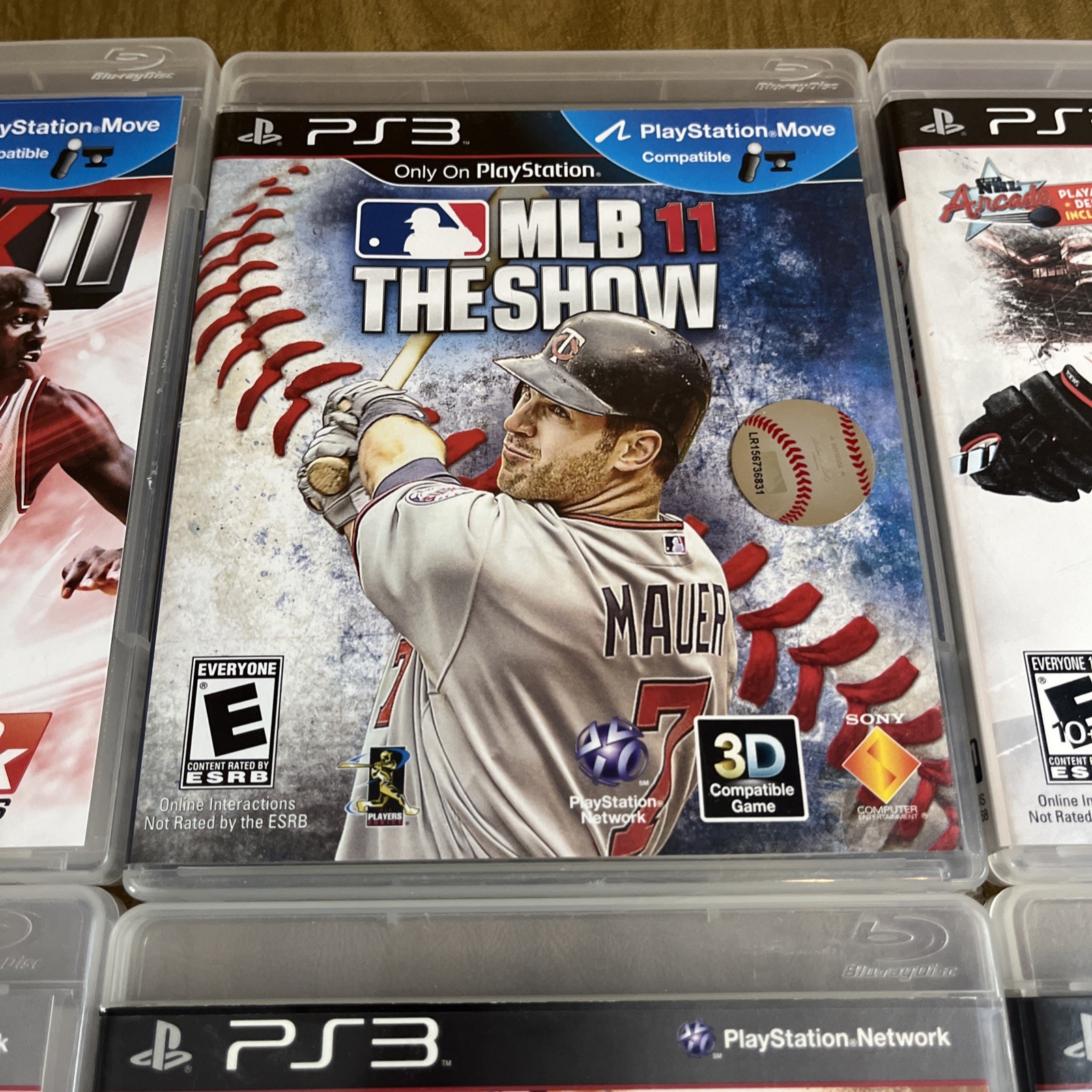 LOT OF 6 PS3 SPORTS GAMES MLB The Show NBA 2K NHL Madden NFL 11 12 13 Bundle