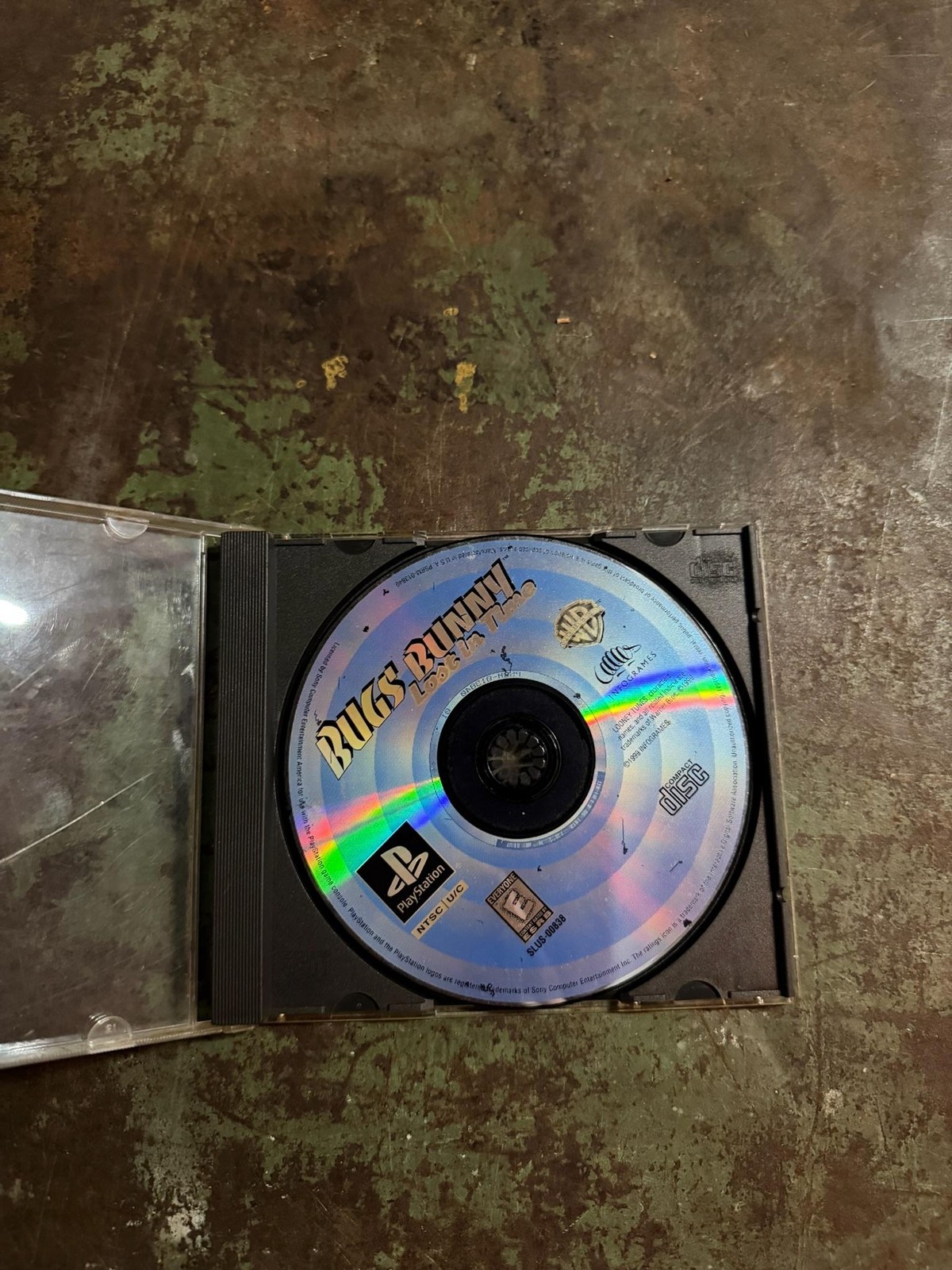 Bugs Bunny: Lost In Time PlayStation Game E Warner Bros. 1999 Disc Doesn’t Work
