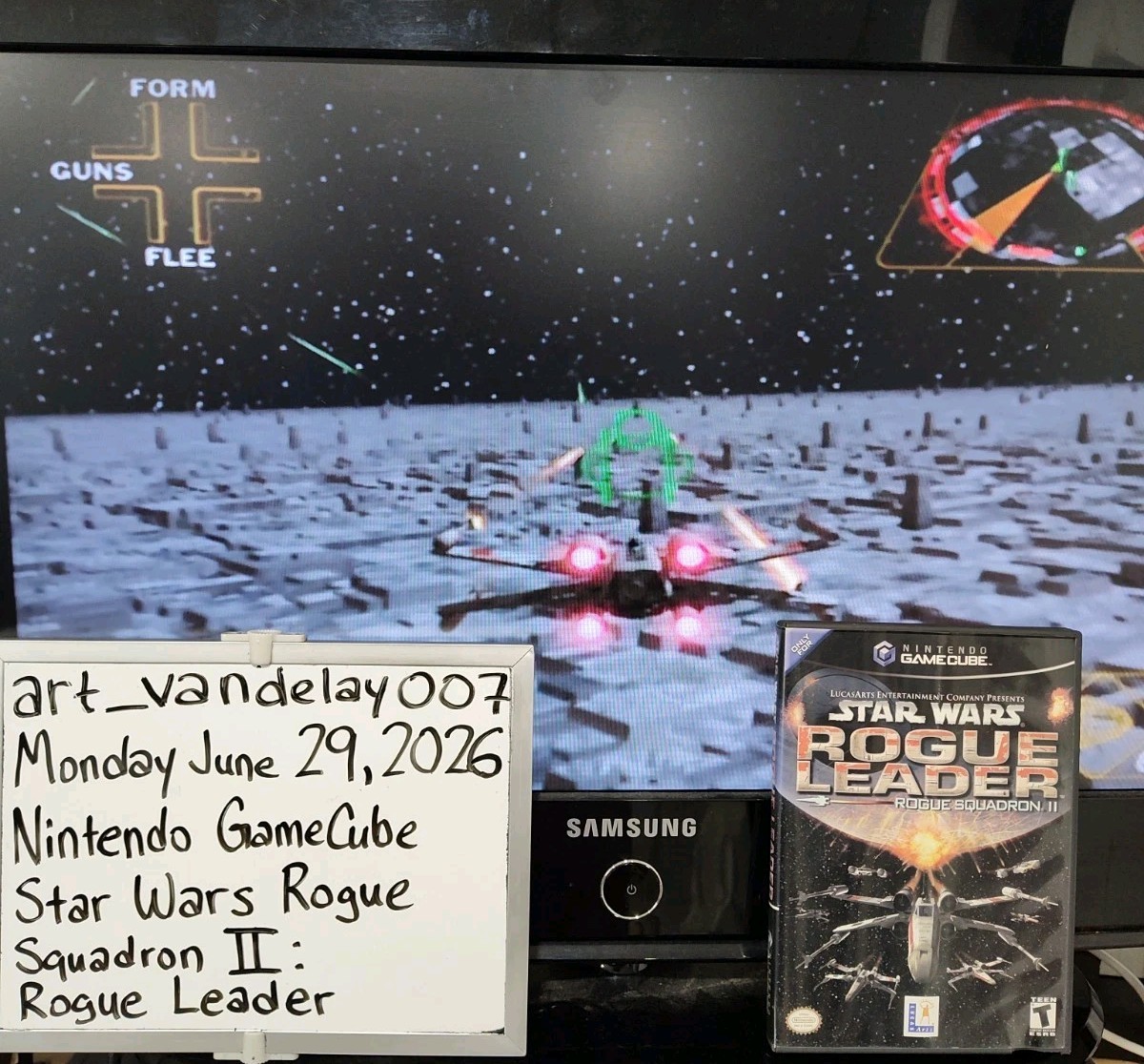 Star Wars Rogue Squadron II: Rogue Leader (Nintendo GameCube, 2001) CIB Tested!