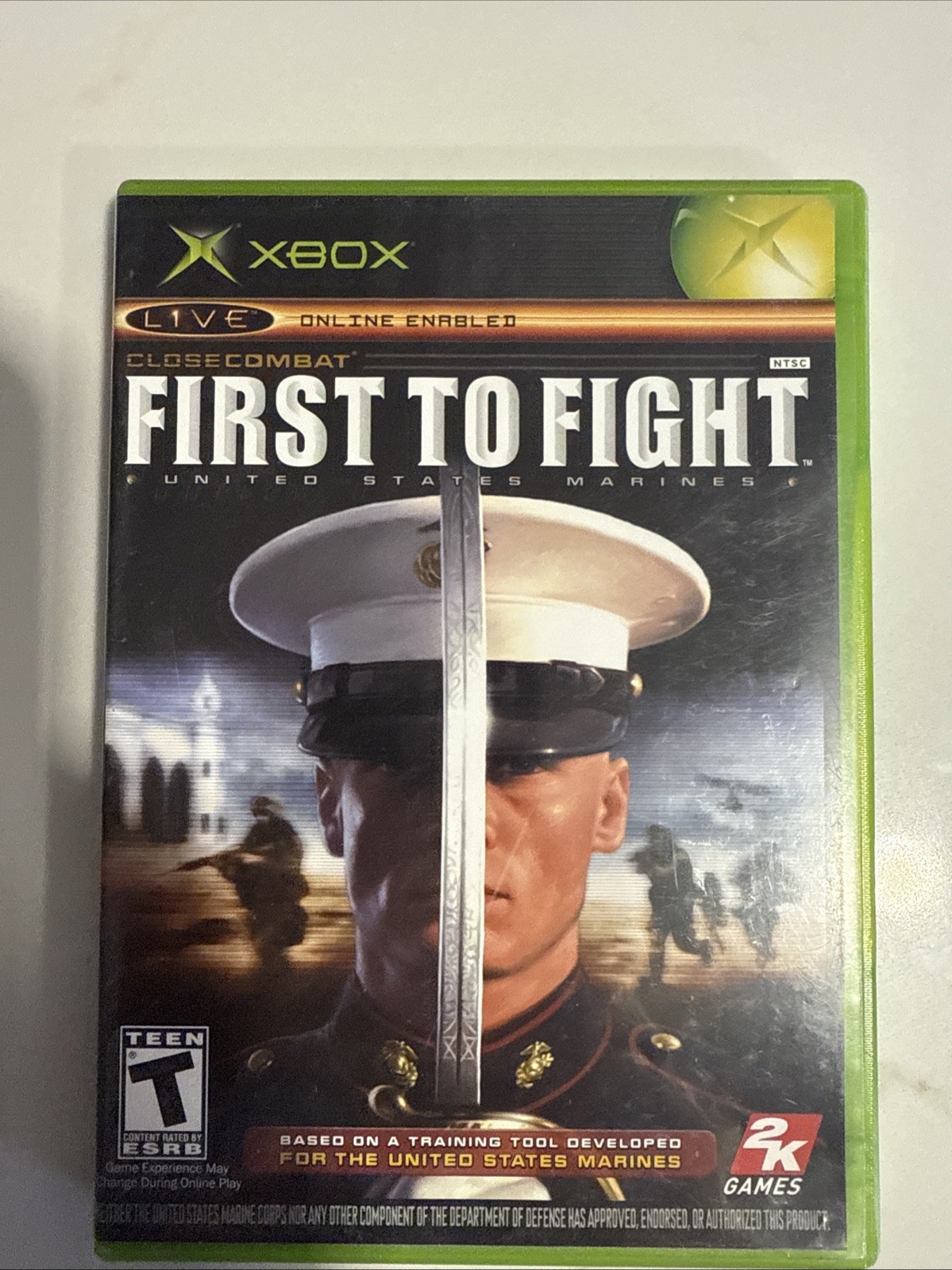 Close Combat: First to Fight Microsoft Xbox, 2005 Complete Tested Working