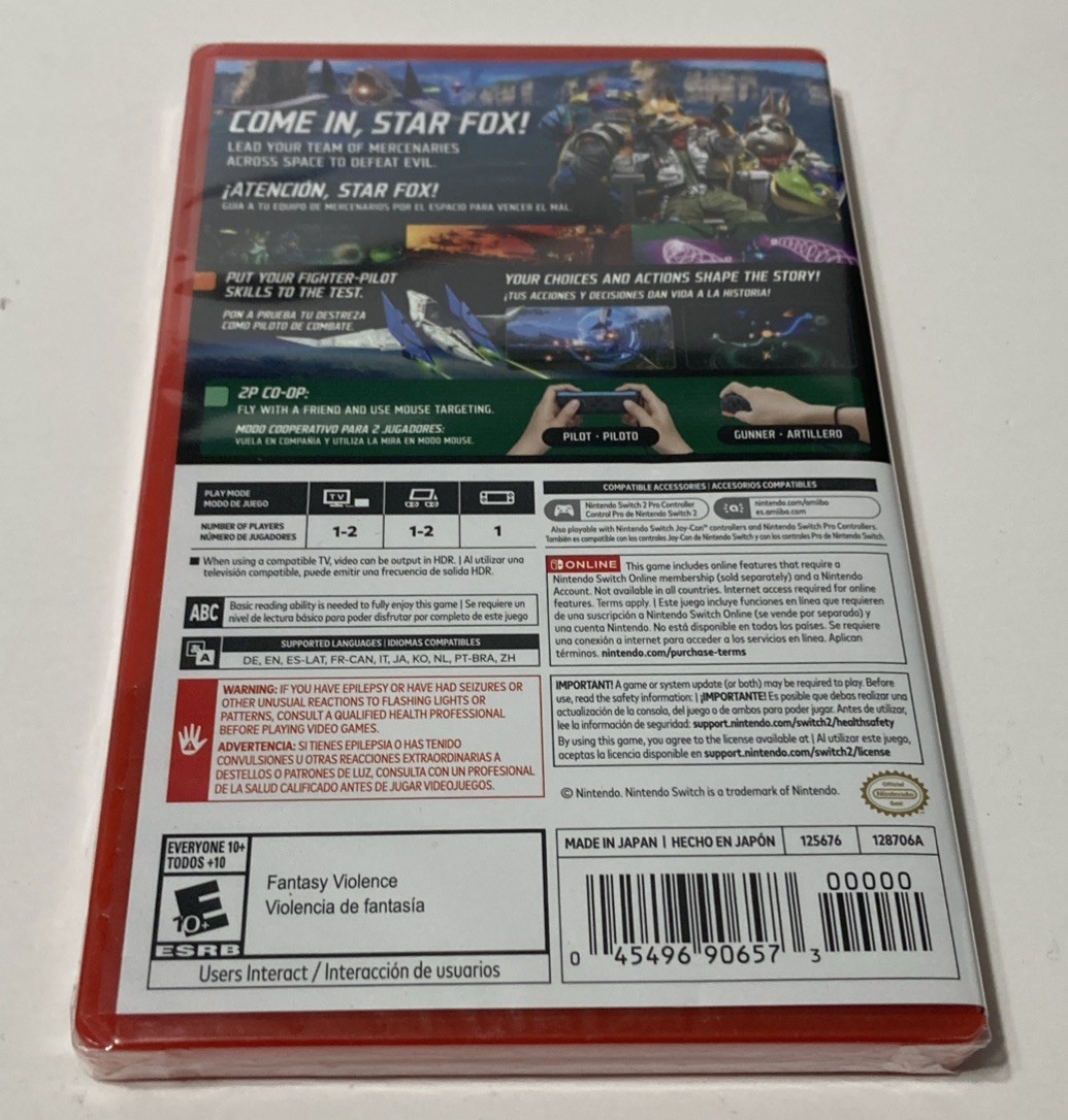 Star Fox for Nintendo Switch 2 [New Video Game]