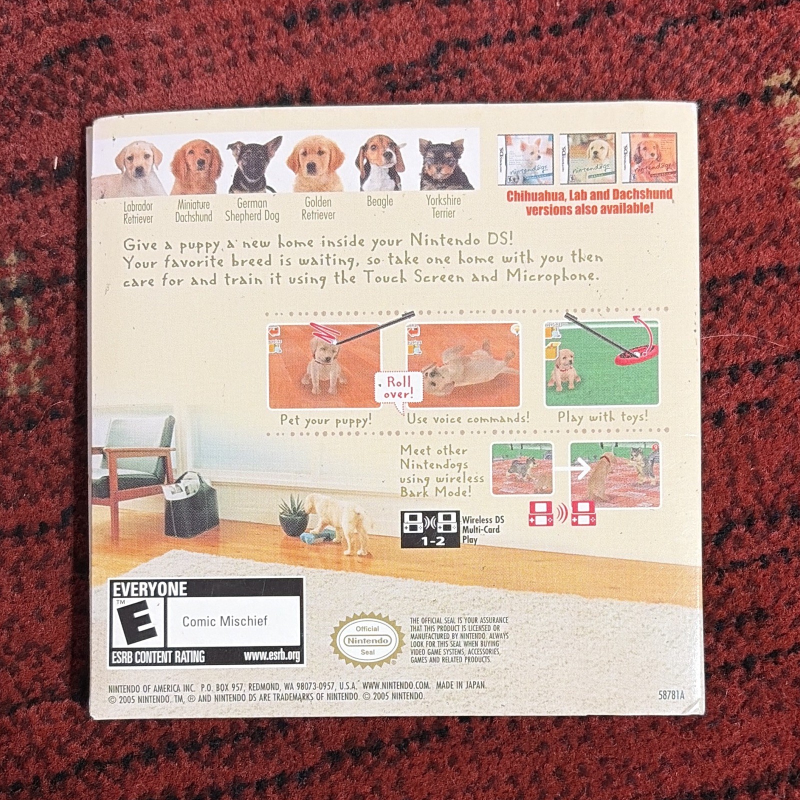 Nintendo Nintendogs: Best Friends Nintendo DS w/ Case & Manual, E, NTSC-U/C