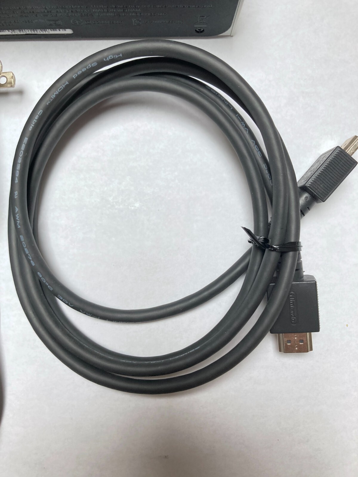 Genuine Nintendo Switch OLED White Dock Set with AC Adapter and HDMI Cable