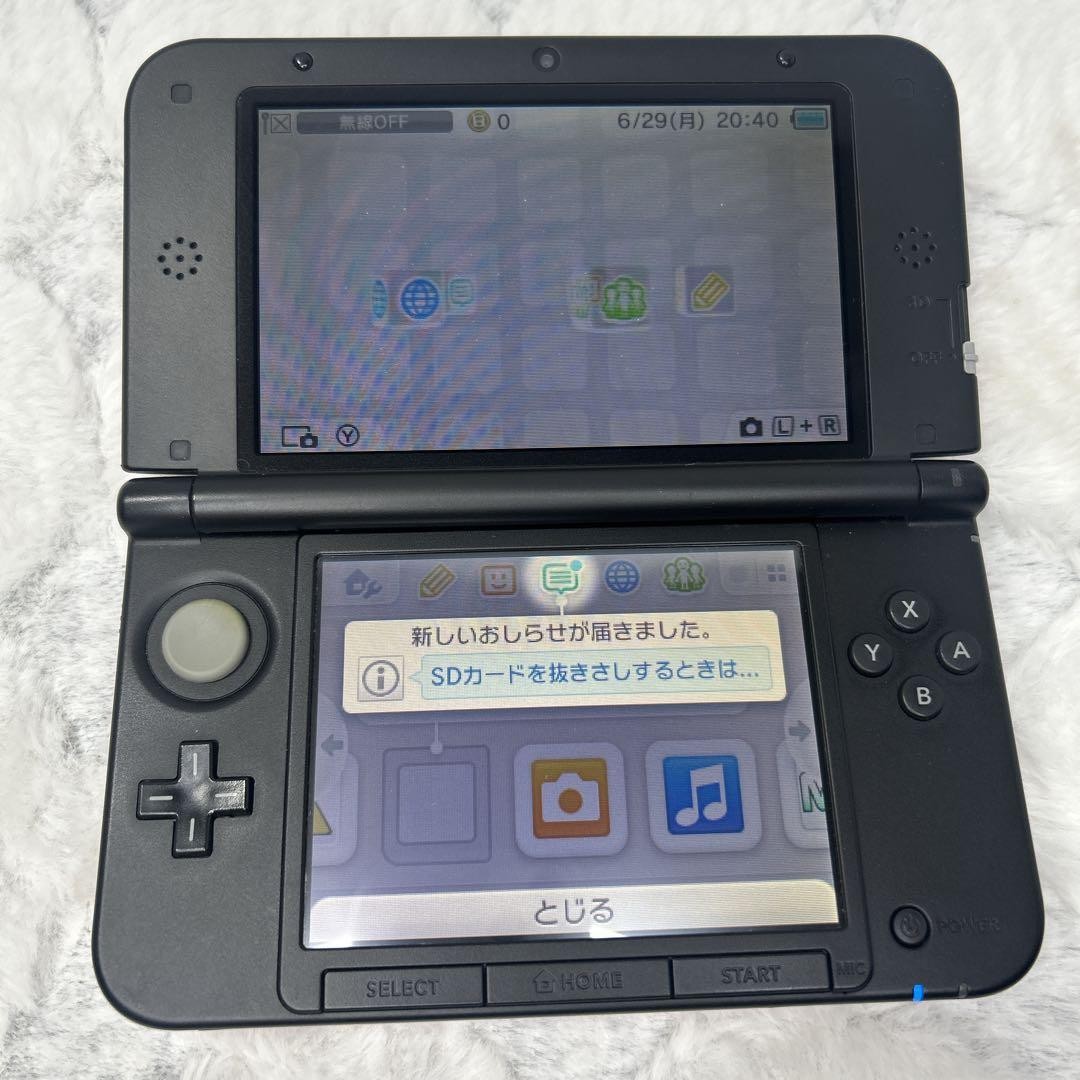 Nintendo 3DS LL XL Console Red x Black with Box Tested