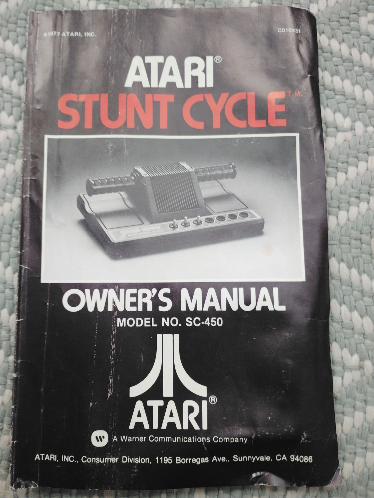 Atari SC-450 Stunt Cycle vintage home console video game 1978