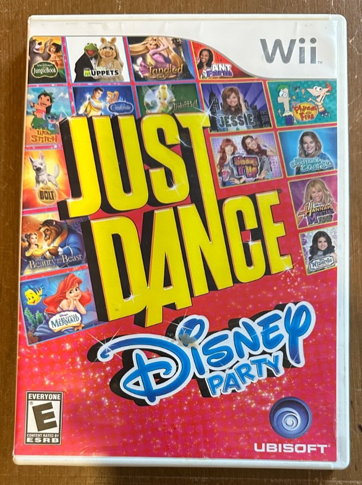 Just Dance: Disney Party (Nintendo Wii, 2012) Complete w/ Manual Tested Working