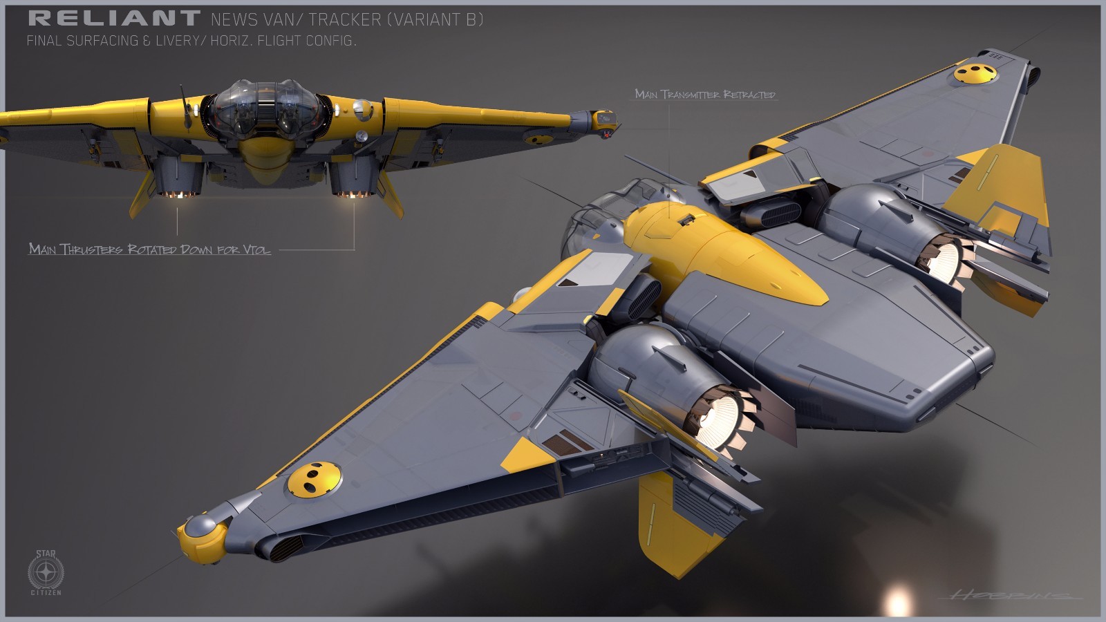 Star Citizen (PC, 2015) Reliant News Van with LTI