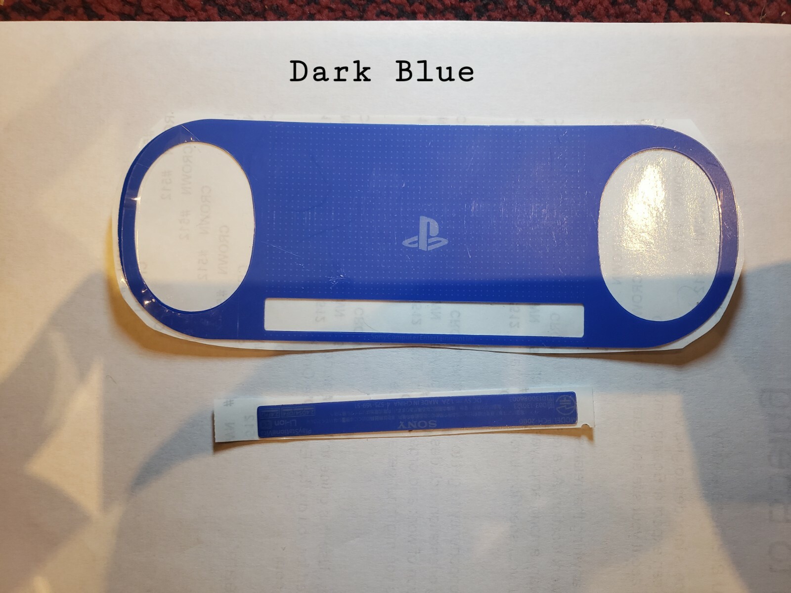 PlayStation PS Vita, Psvita Slim 2000 Rear High Quality Touchpad Label Sticker