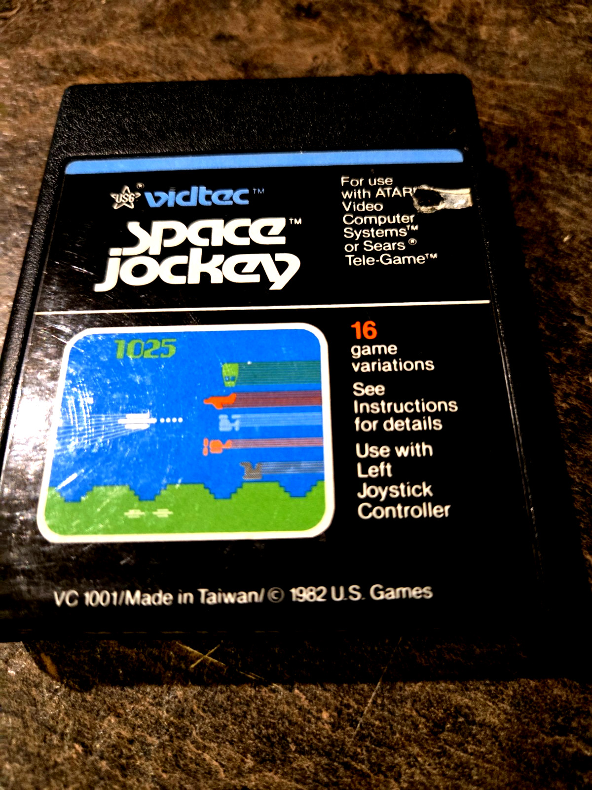 Atari 2600 – Space Jockey by Vidtec/US Games – Cart Only – Tested & Working