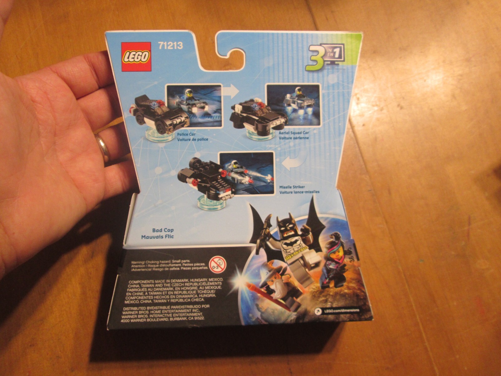 Lego Dimensions THE LEGO MOVIE Fun Pack 71213 BAD COP & POLICE CAR READ