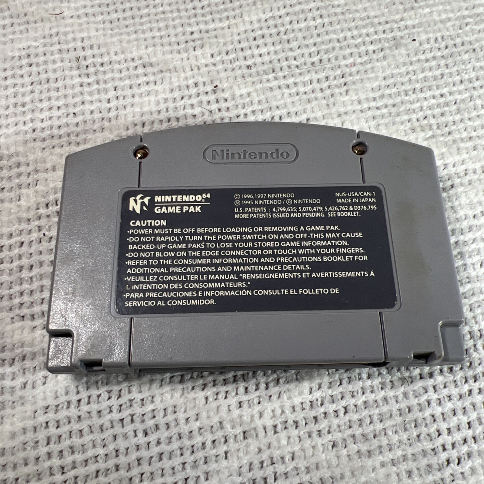 Nintendo Pokémon Snap Nintendo 64 N64 Game Pak Cartridge NTSC-U/C US/Canada