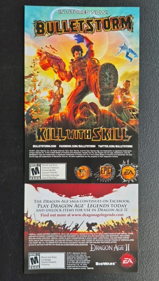 Dragon Age II (Microsoft Xbox 360, 2011) CIB Pre-Owned Tested & Working