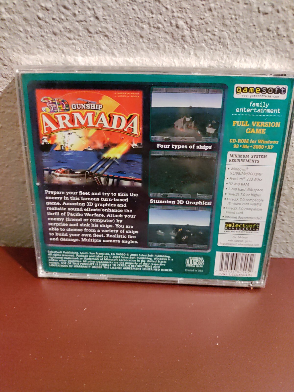 Gunship Armada 3D Lead Your Fleet PC XP Vista Win 7 ** Brand New Sealed**
