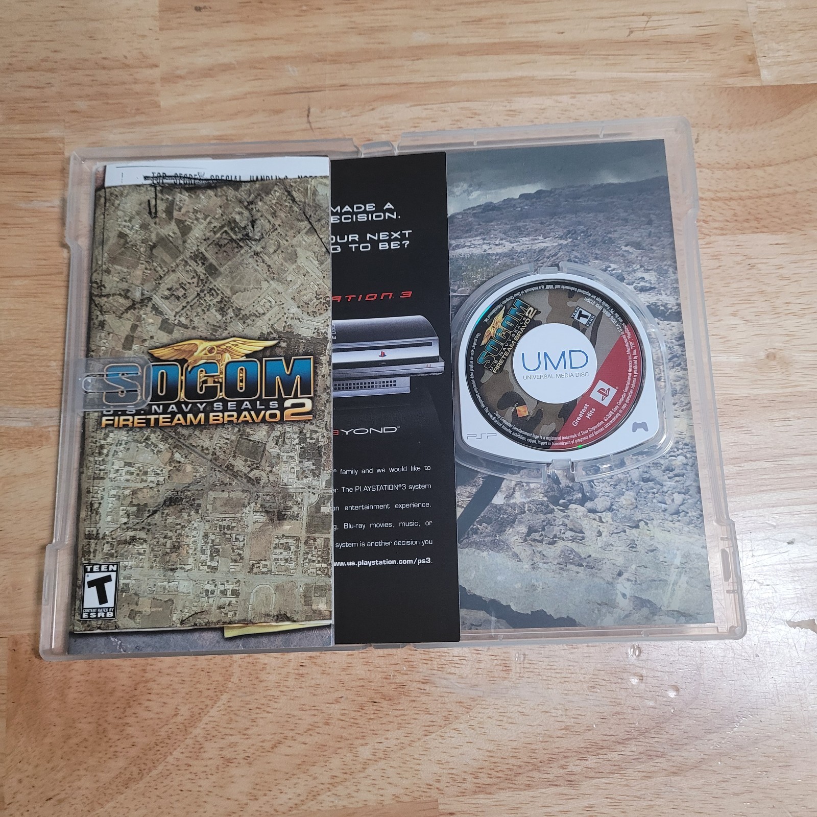 SOCOM: U.S. Navy SEALs Fireteam Bravo 2 Sony PSP, 2006 CIB w Manual – Tested