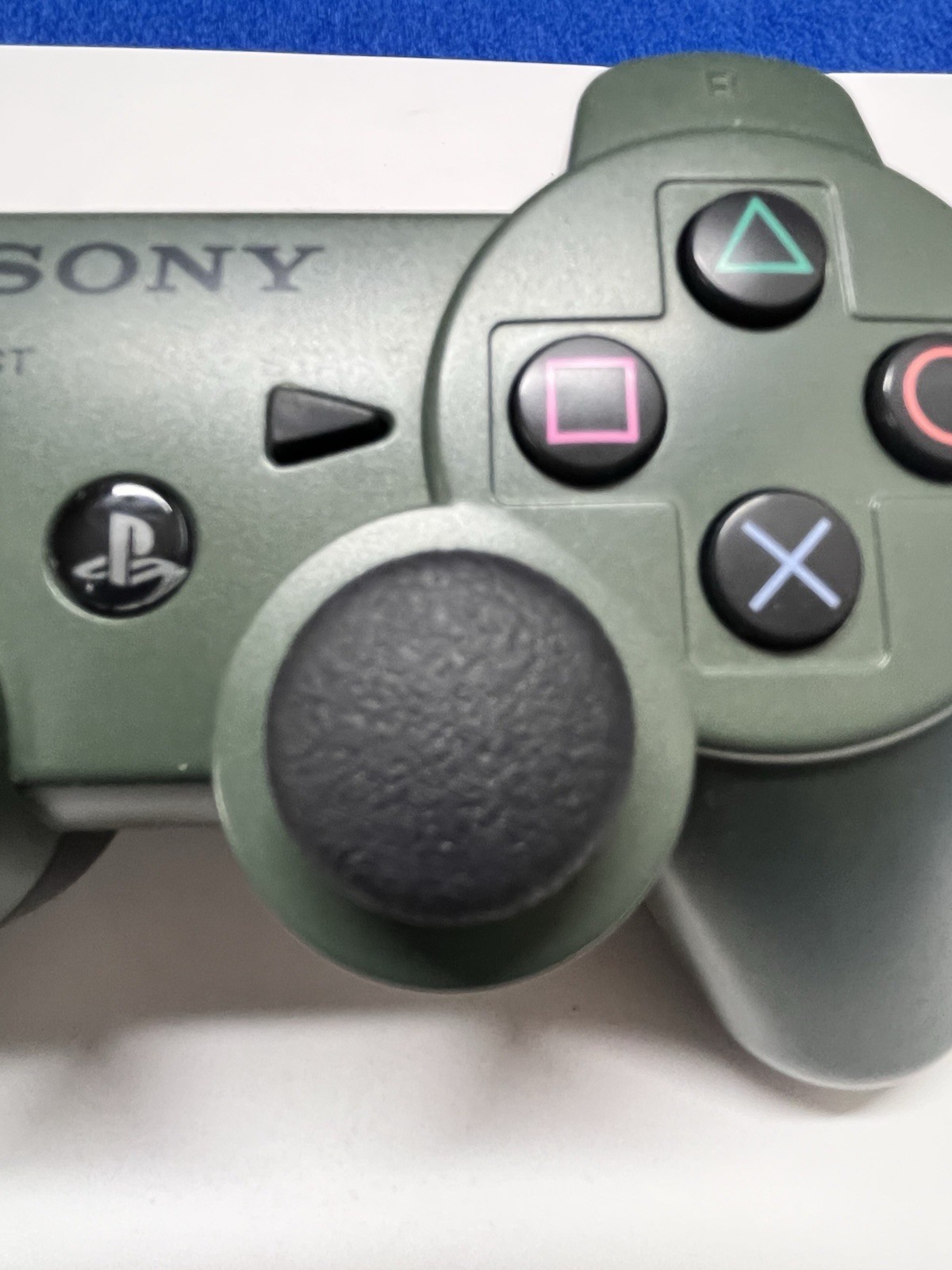 Sony PS3 DualShock 3 Wireless Controller – Green Camo OEM Tested