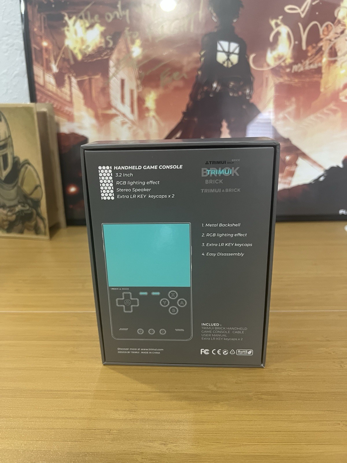 TrimUI Brick Purple Open Source Handheld Game Console with 64GB