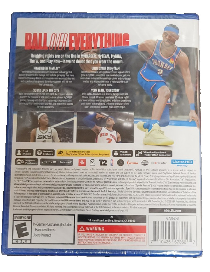 NBA 2K26 – Sony PlayStation 5 NEW FREE/FAST SHIP