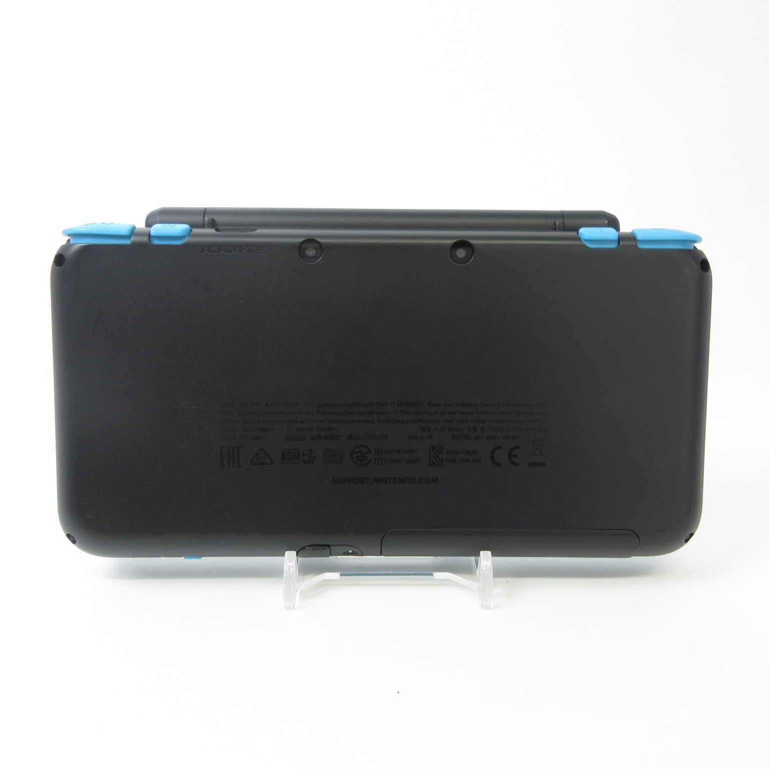 【Near Mint】Nintendo New 2DS LL XL Black x Turquoise Console ONLY Japan Ver. #DEN