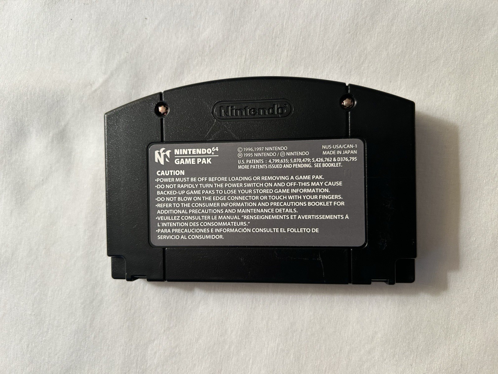 Turok 3 Shadow of Oblivion Nintendo 64 N64 Cartridge Only Authentic