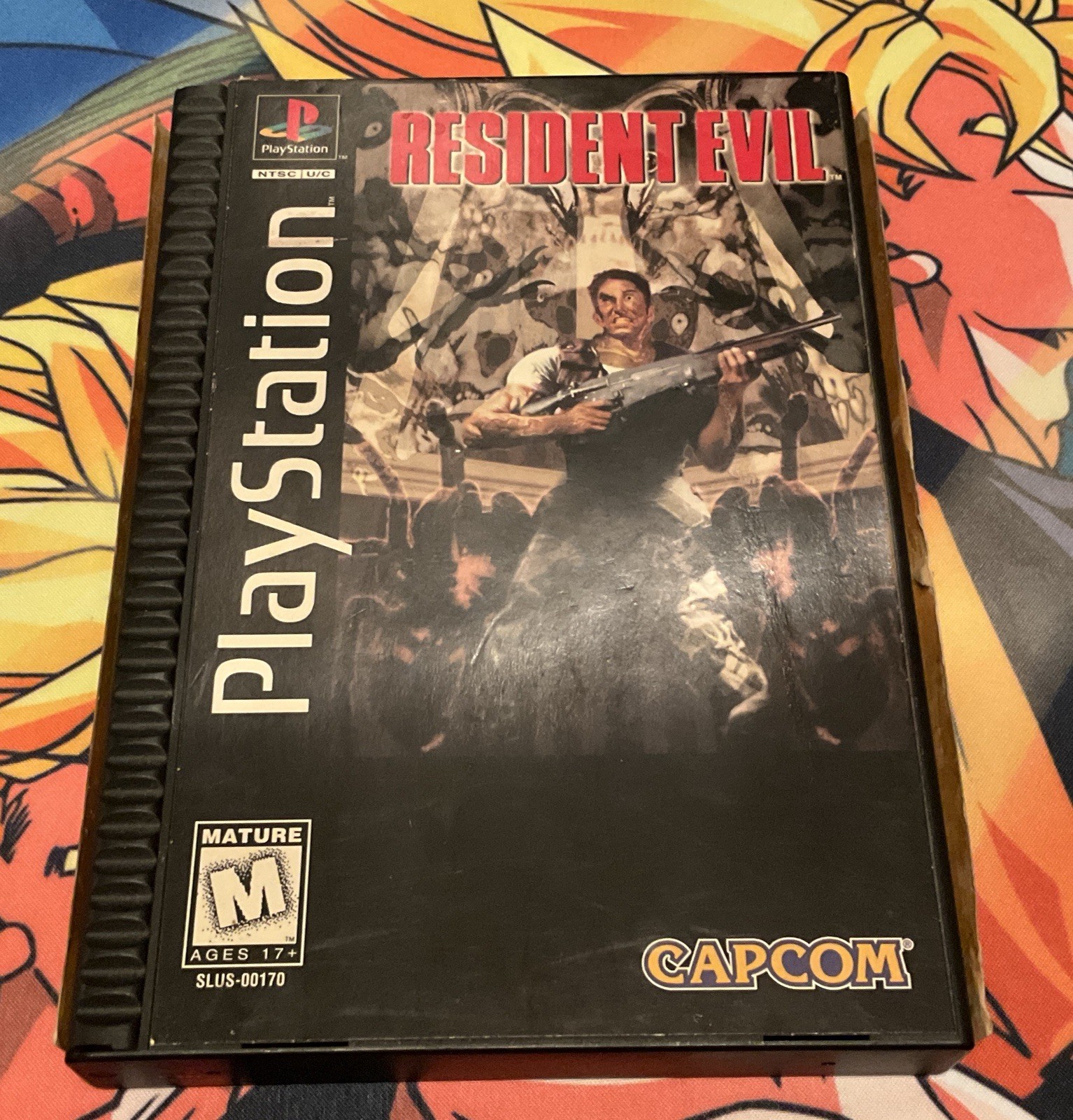 FULLY WORKING, BROKEN CASE – NO MANUAL: Resident Evil PlayStation 1 PS1 Long Box