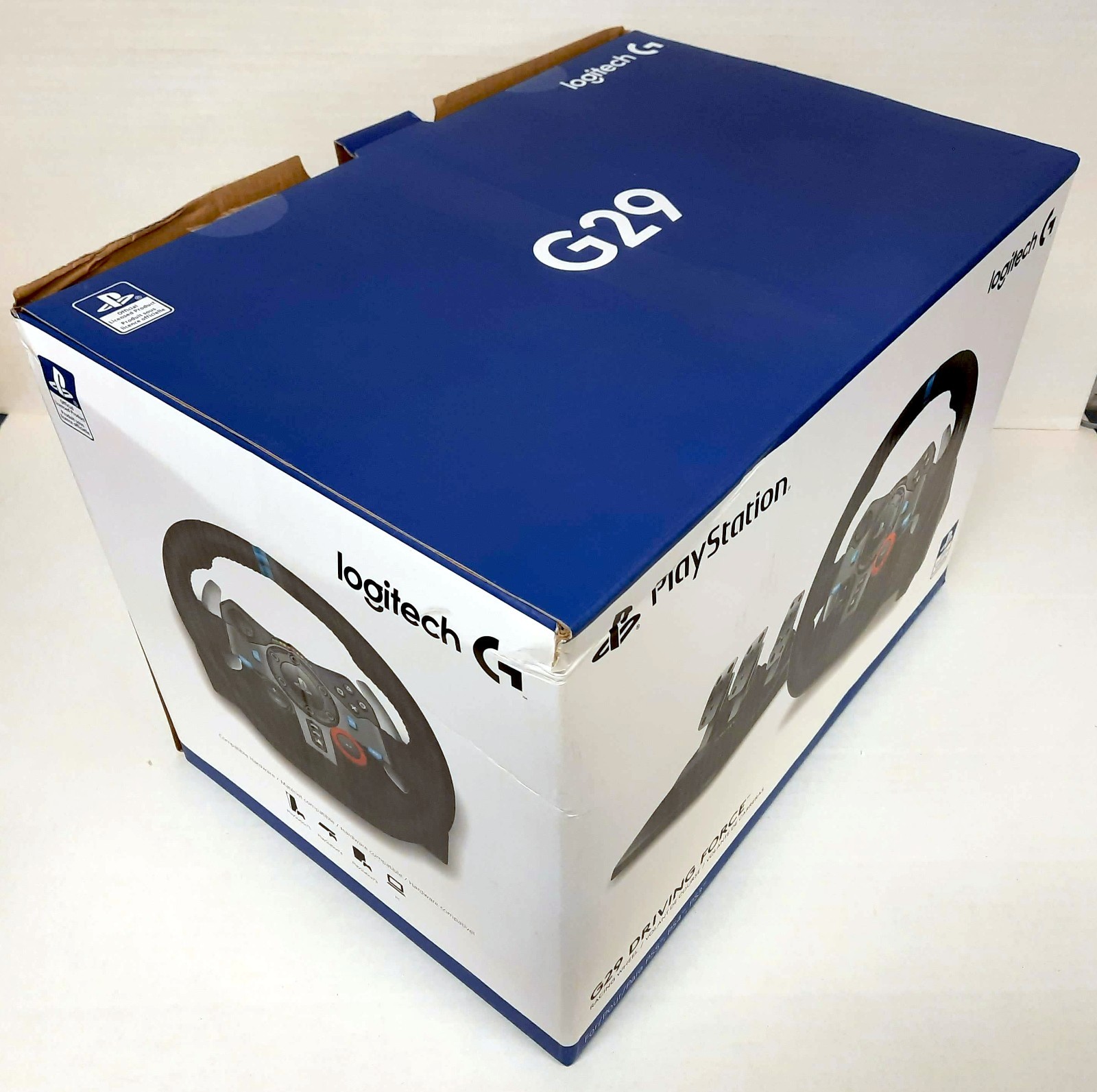 Empty Box for Logitech G29 Racing Wheel (PC, PlayStation 3, 4, 5| PS3, PS4, PS5)