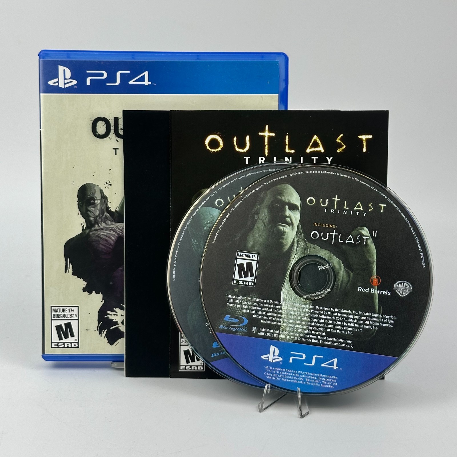 Outlast Trinity (Sony PlayStation 4, 2017) PS4 CIB