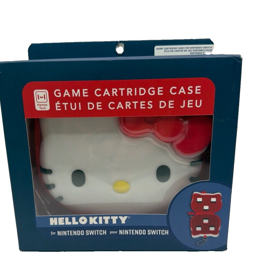 Hello Kitty Nintendo Switch Game Cartridge Case Holds 12 Games New