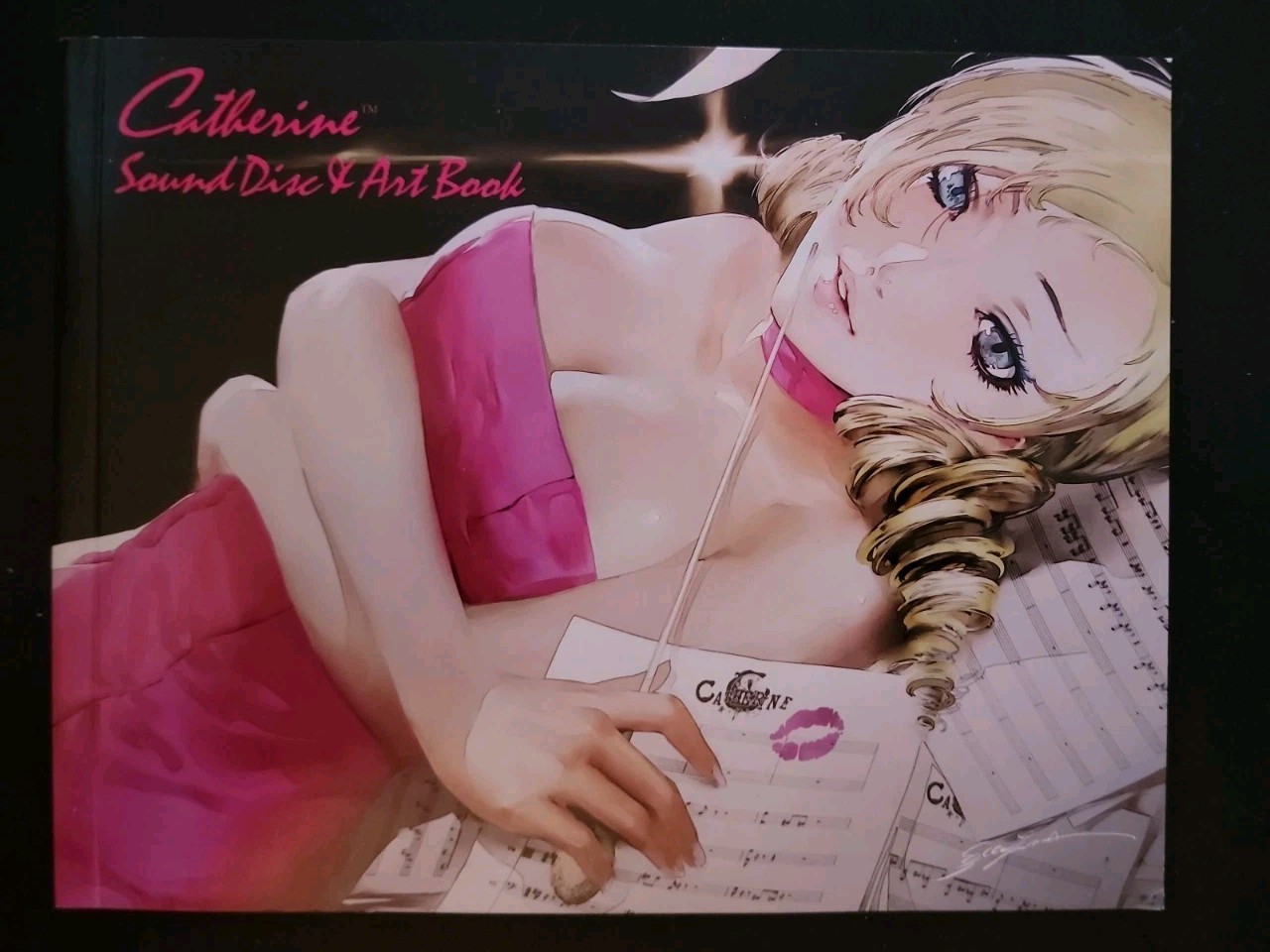 Catherine Sound Disc and Art Book Japan Xbox 360 XB360 PS3 New Unused 100%!