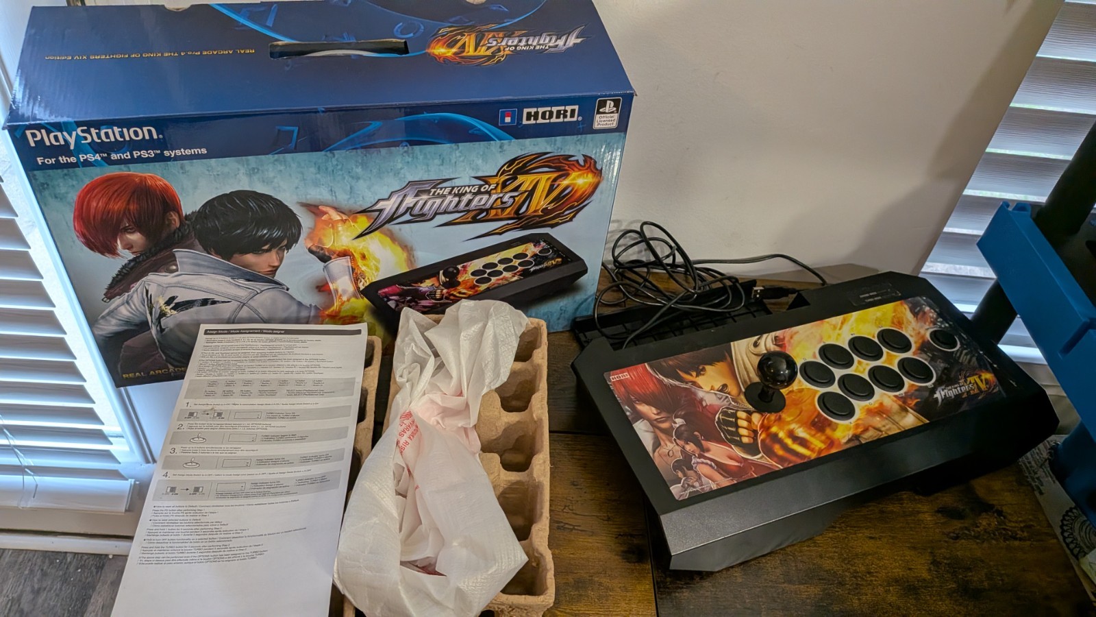 Hori THE KING OF FIGHTERS XIV Fight Stick PS4/3/PC Controller RARE KOF