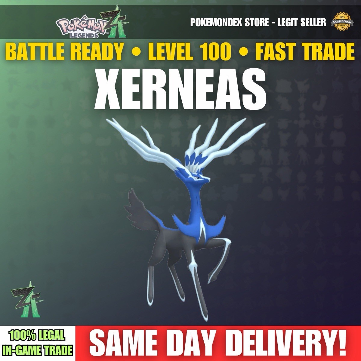 ✨ XERNEAS ✨ BATTLE READY ✨ – Pokemon Legends Z/A