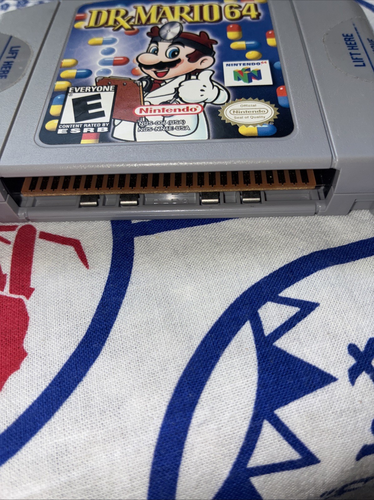 Dr. Mario 64 (Nintendo 64, 2001) Authentic Tested Cartridge – Blockbuster Label