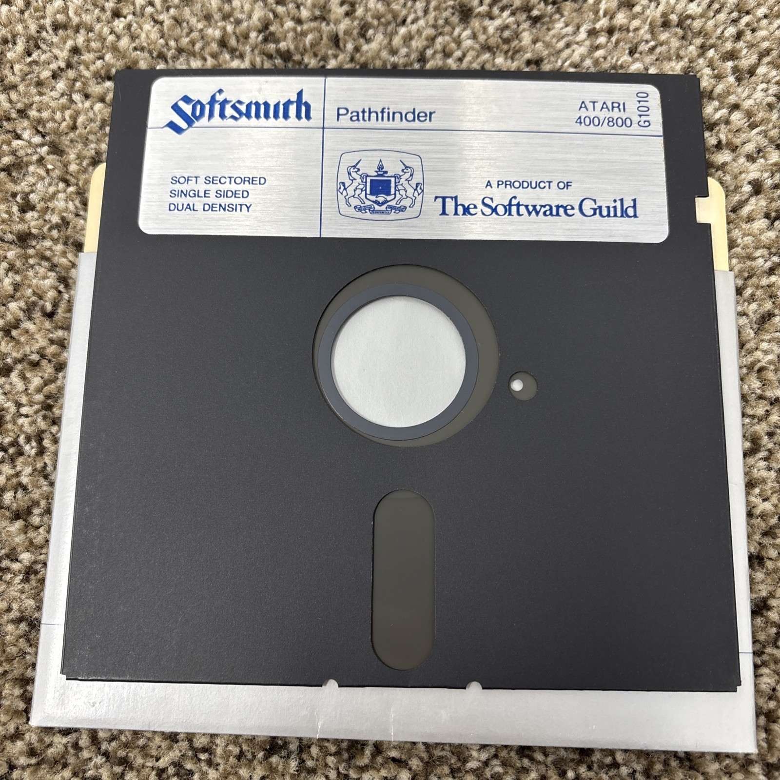Atari 800 Computer Pathfinder Game Floppy Disk Tested