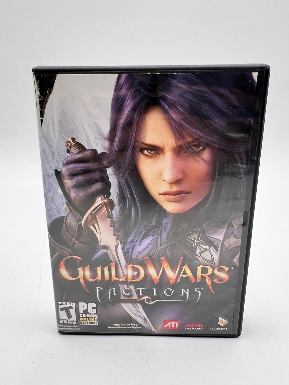 Guild Wars Factions PC Big Box Complete RPG Game NCSoft ArenaNet Vintage