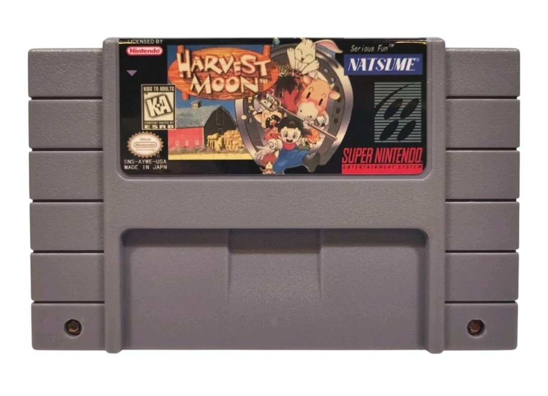 HARVEST MOON FOR THE SUPER NINTENDO GAMING CONSOLE (SNES) (1997) US VERSION